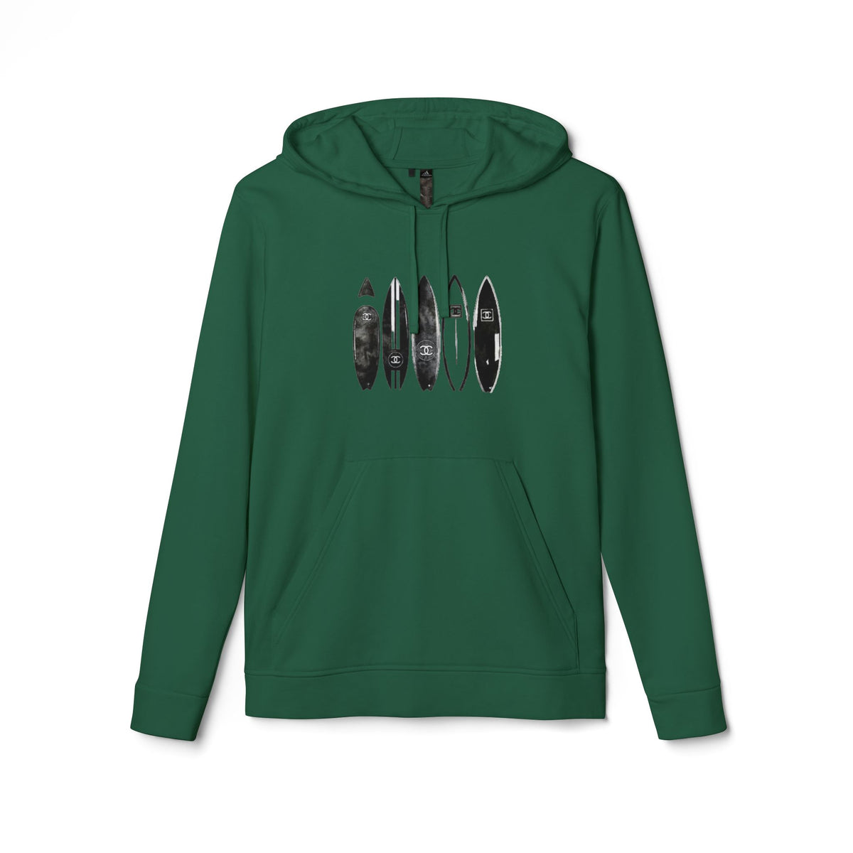 adidas® Unisex Fleece Hoodie Surf — by Mariu del Campo