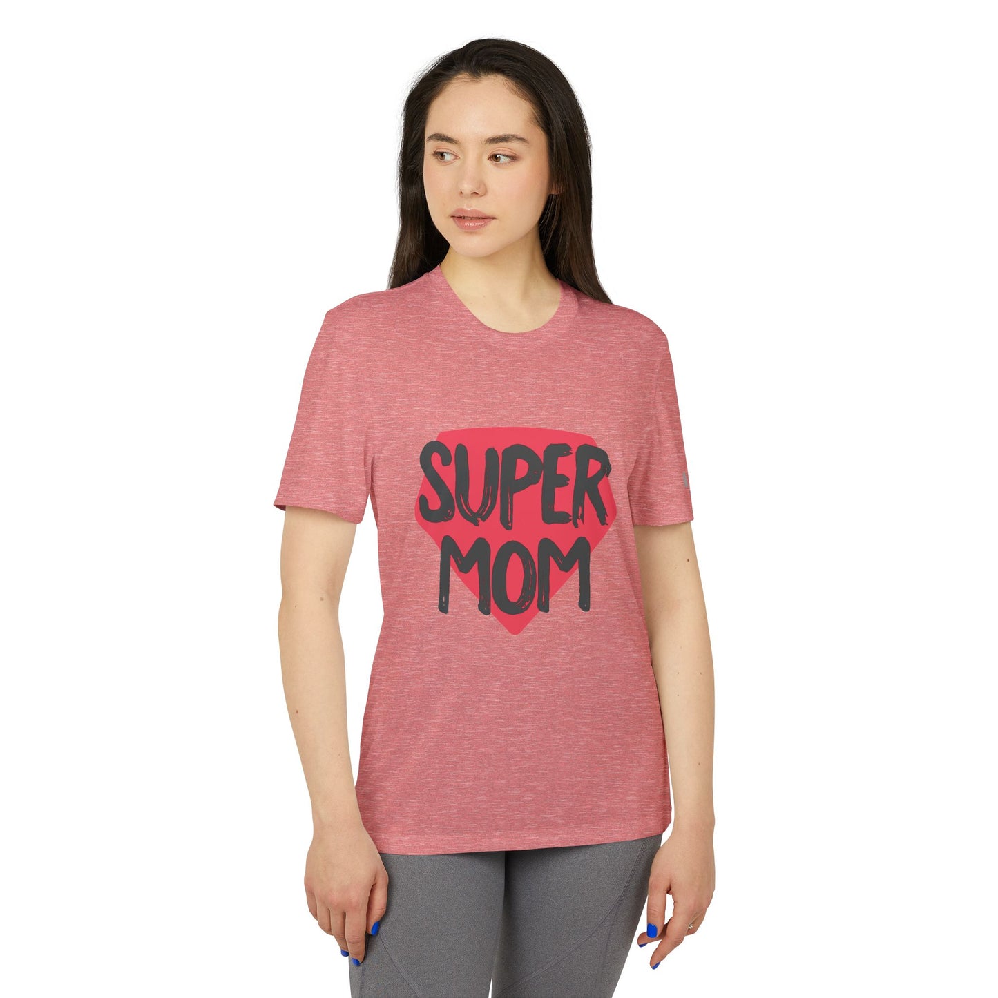 adidas® Unisex Sport T-shirt super mom by Mariu del Campo.