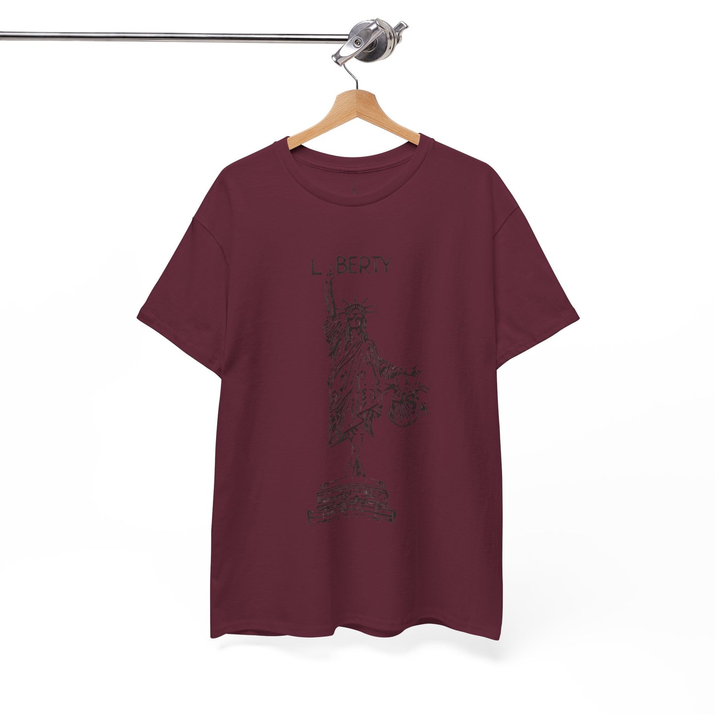 T-Shirt Statue of Liberty Unisex Cotton Tee by Mariu del Campo.
