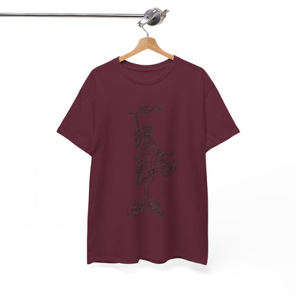 T-Shirt Statue of Liberty Unisex Cotton Tee by Mariu del Campo.