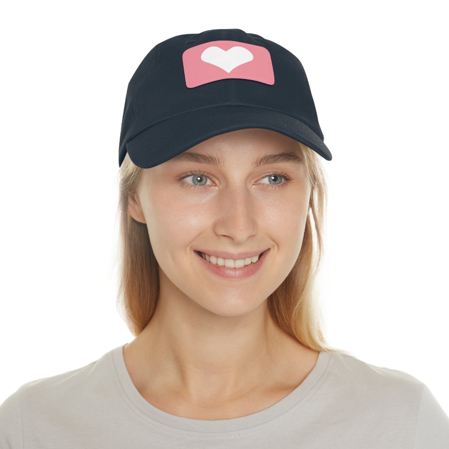 Hat with Leather Patch (Rectangle) love by Mariu del Campo.