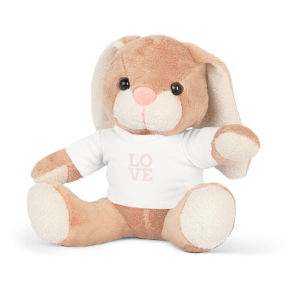 Toy Plush with T-Shirt love by Mariu del Campo.