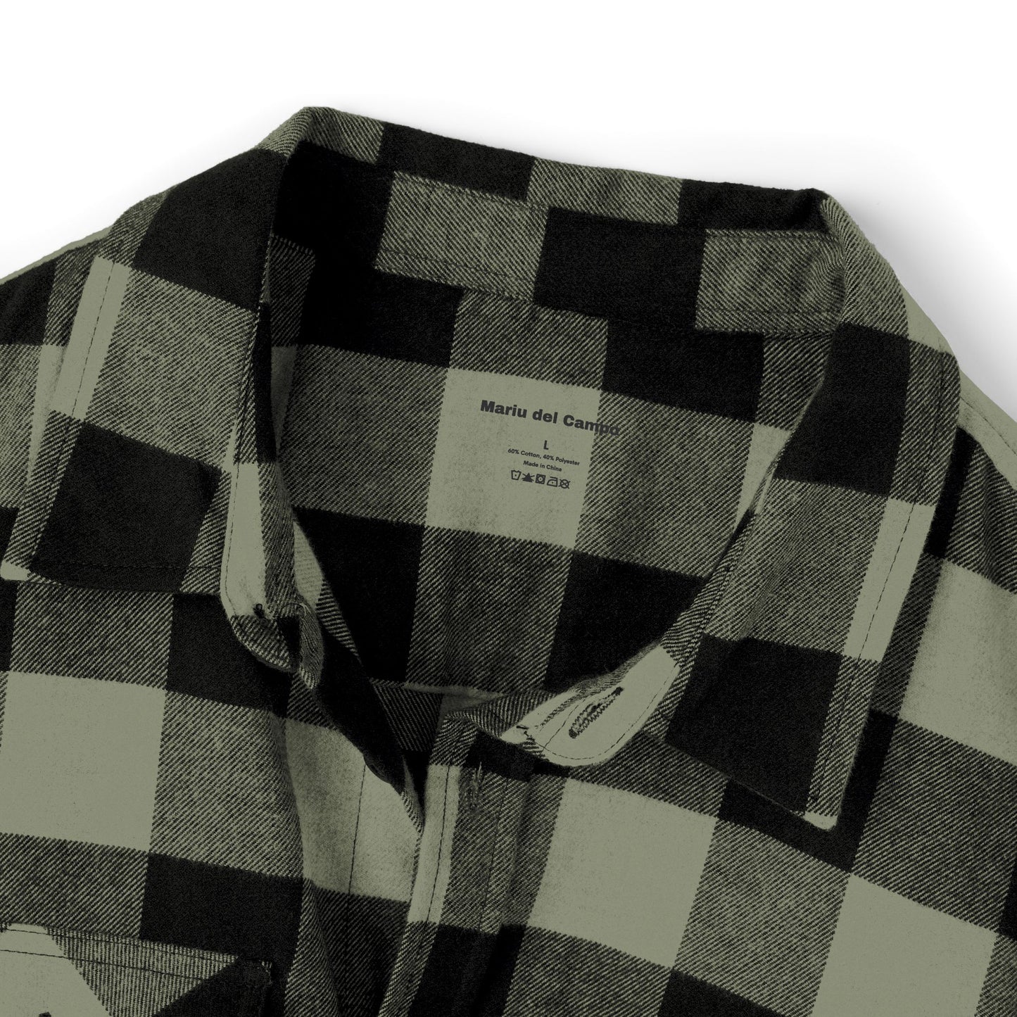 Shirt Unisex Flannel Lumberjack by Mariu del Campo.