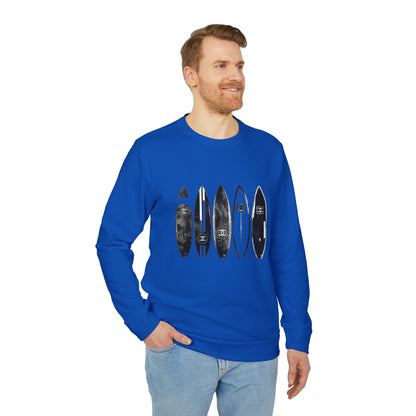 adidas® Unisex Fleece Crewneck Surf — by Mariu del Campo
