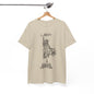 T-Shirt Statue of Liberty Unisex Cotton by Mariu del Campo — charcoal front view