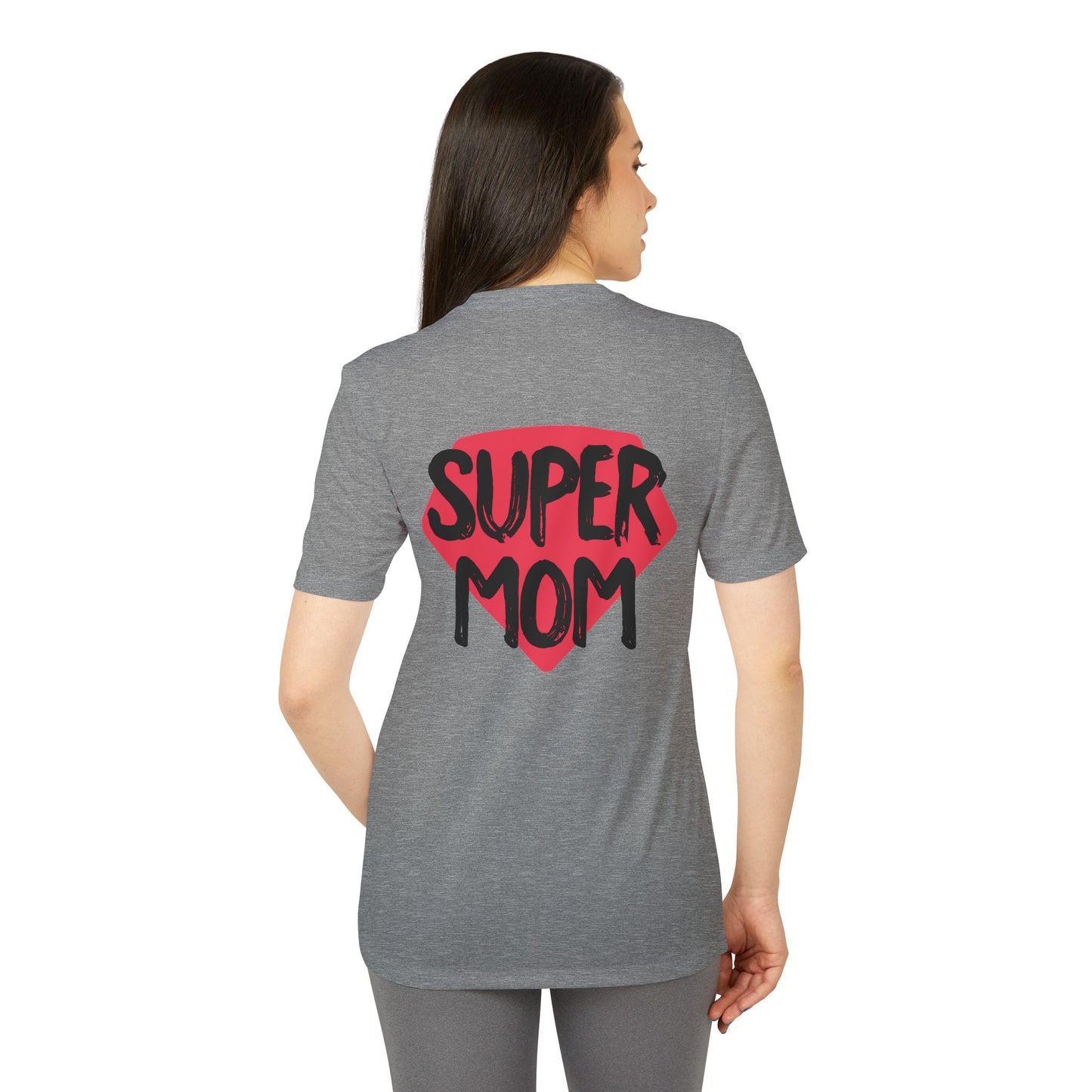 adidas® Unisex Sport T-shirt super mom by Mariu del Campo.