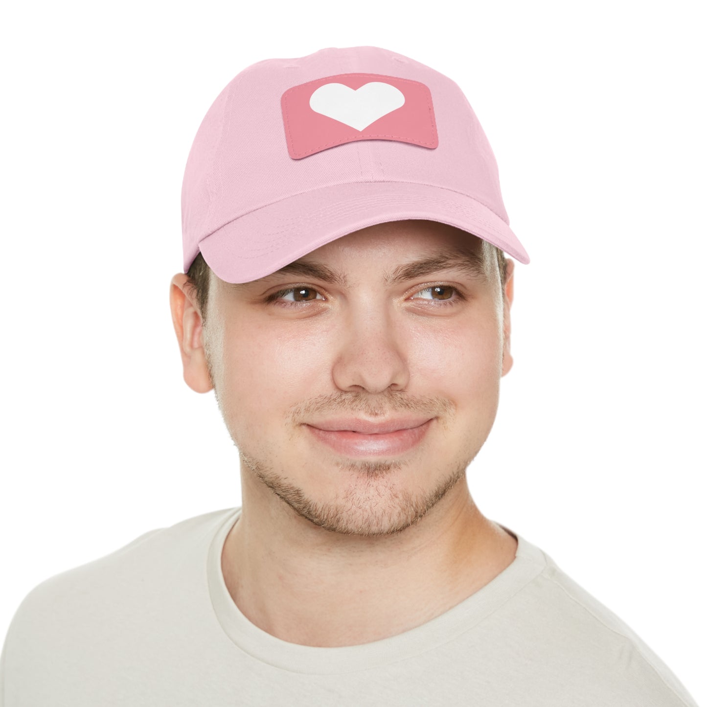 Hat with Leather Patch (Rectangle) love by Mariu del Campo.