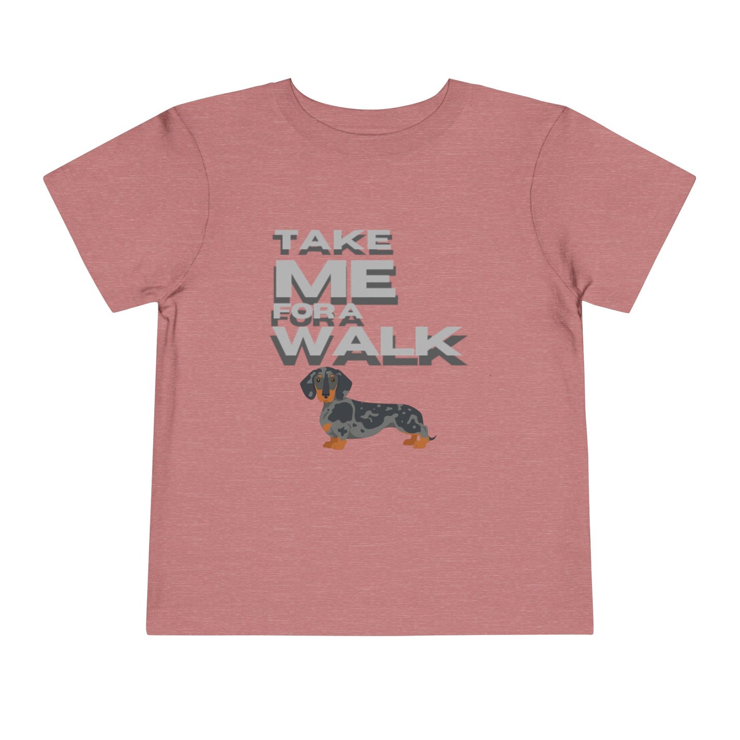 T-Shirt Toddler Short Sleeve Dachshund — by Mariu del Campo