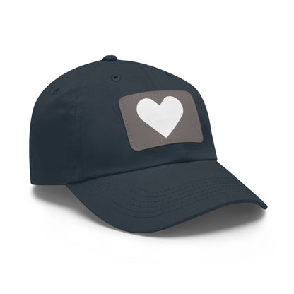 Hat with Leather Patch (Rectangle) love by Mariu del Campo.