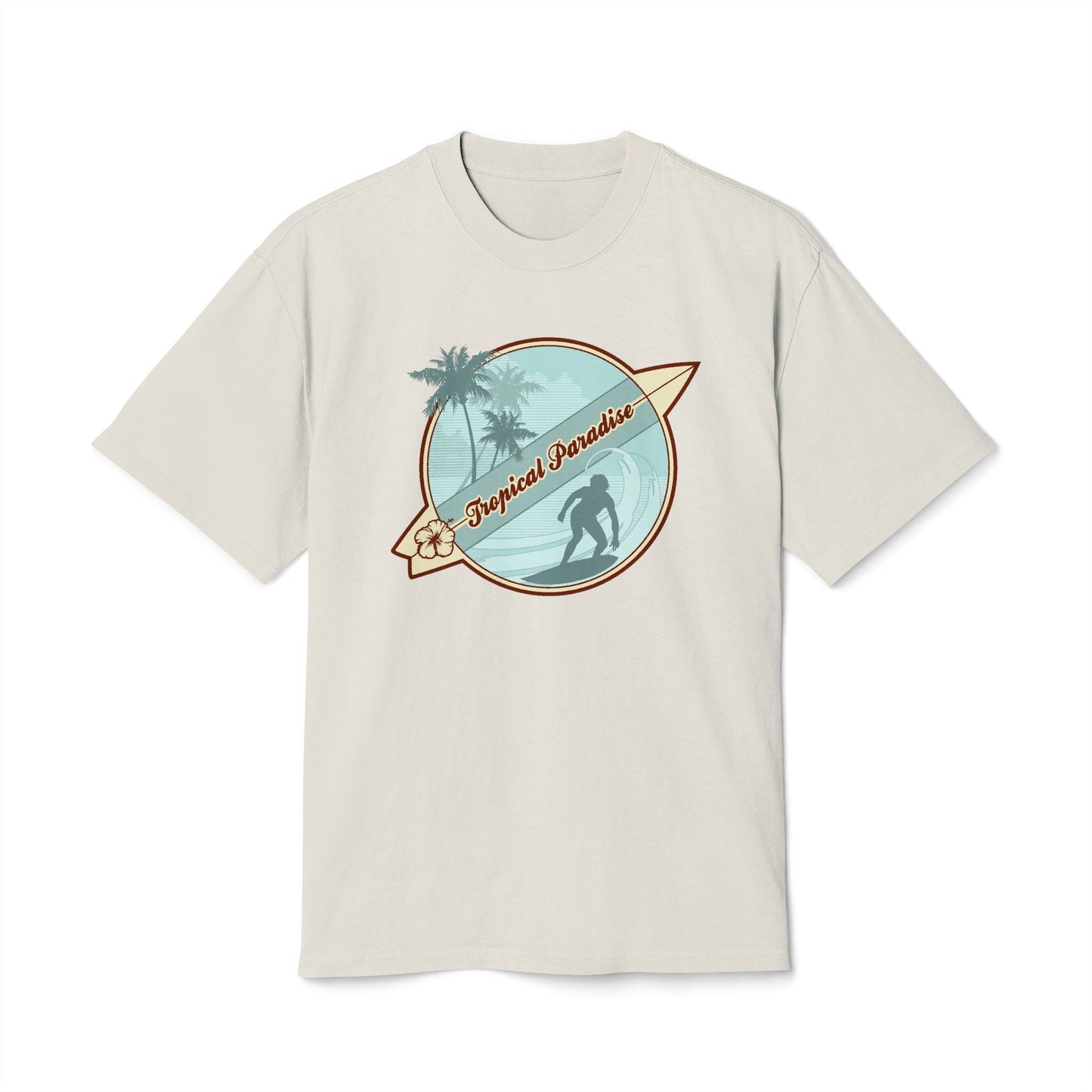 T-Shirt Unisex Heavy Faded tropical by Mariu del Campo.