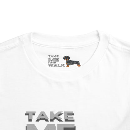 T-Shirt Toddler Short Sleeve Dachshund — by Mariu del Campo
