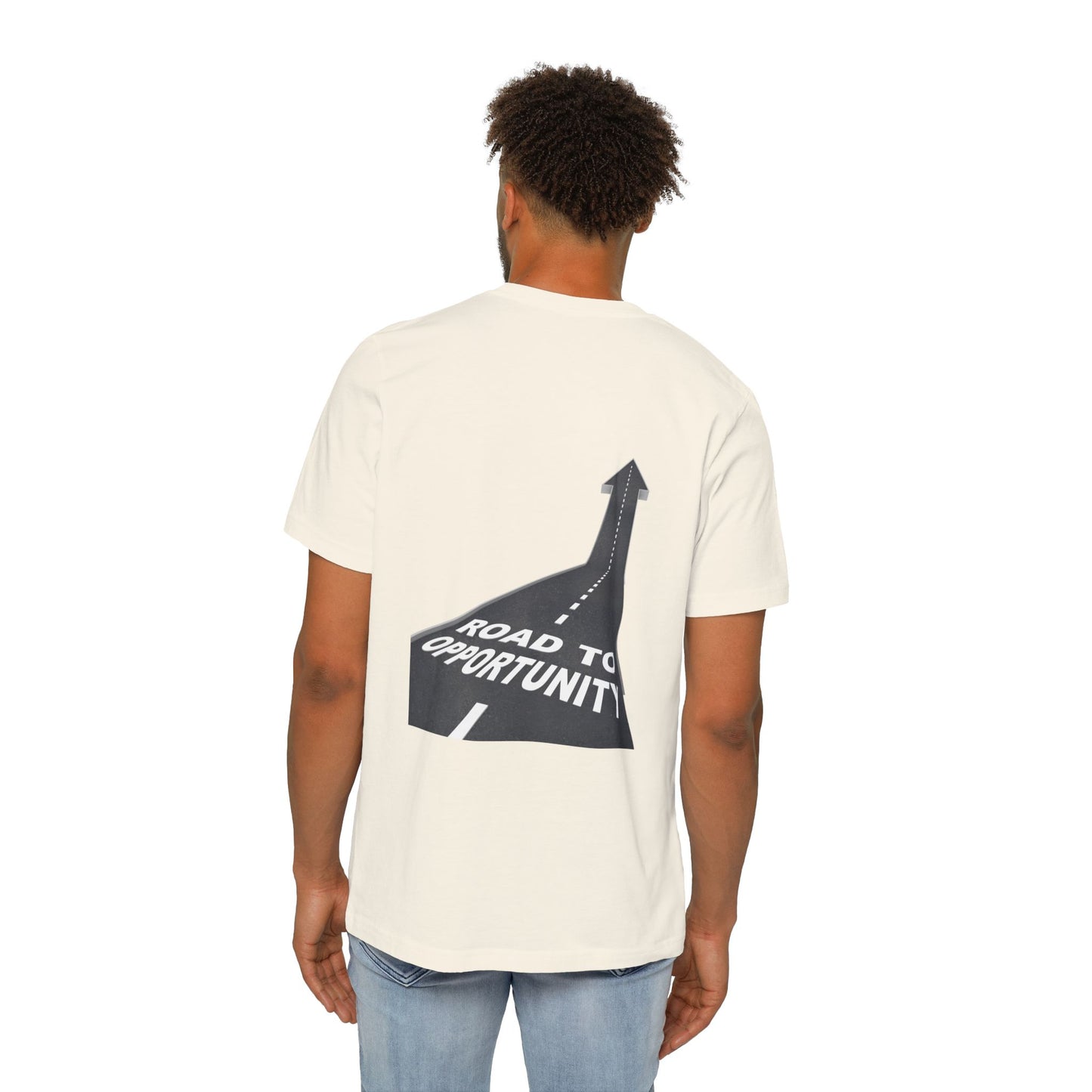 T-Shirt Unisex Road to Opportunity — Mariu del Campo
