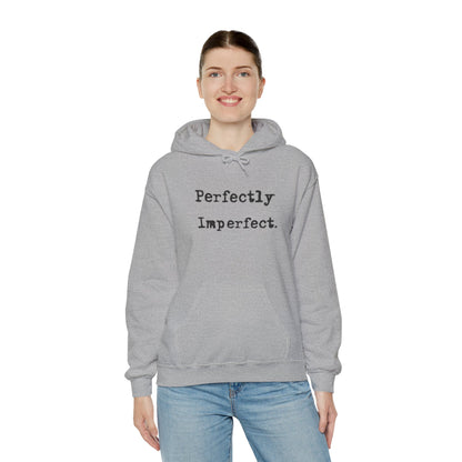 Hoodie Unisex Heavy Blend Perfect Imperfect — by Mariu del Campo