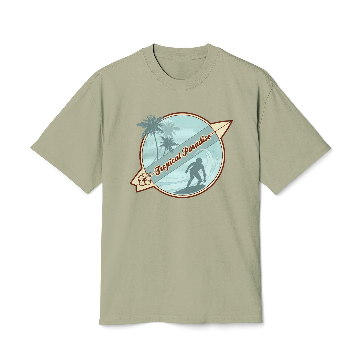 T-Shirt Unisex Heavy Faded tropical by Mariu del Campo.
