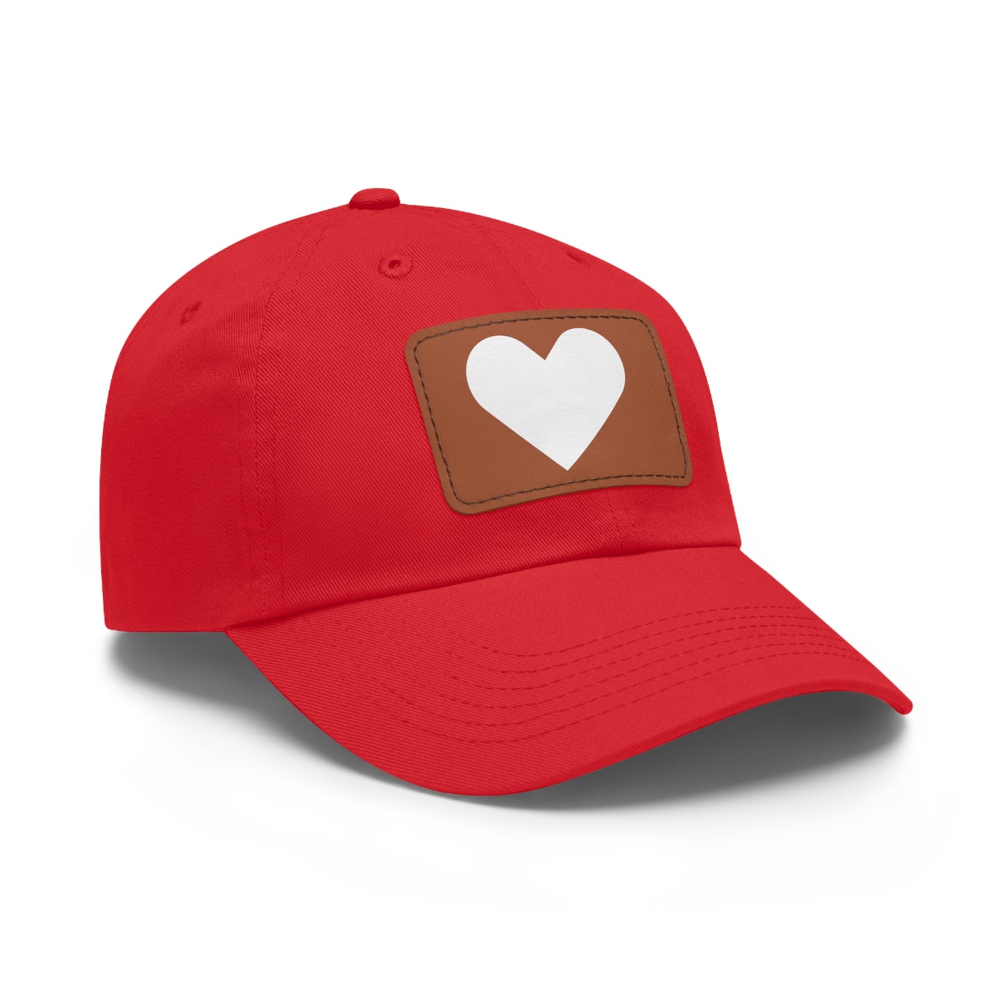 Hat with Leather Patch (Rectangle) love by Mariu del Campo.