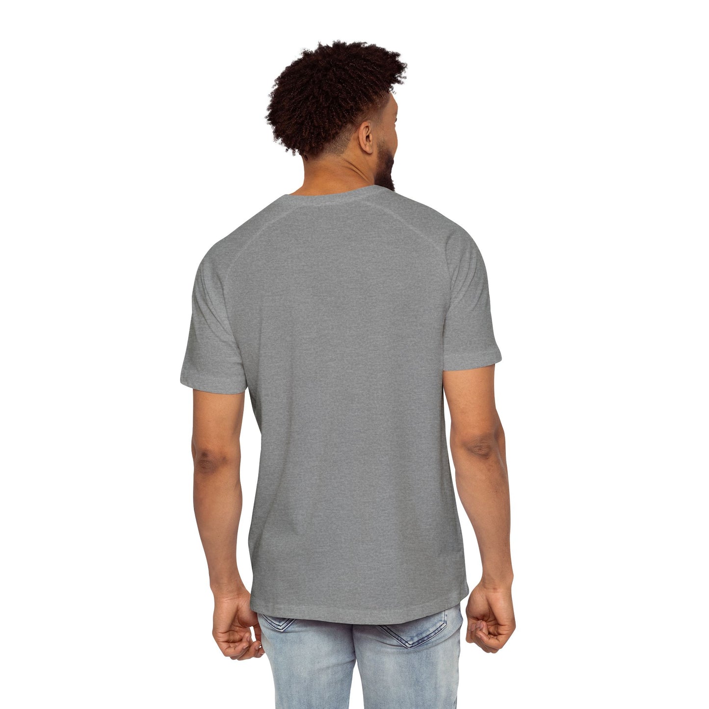 T-Shirt #LoveYourSelf Men's Raglan by Mariu del Campo.