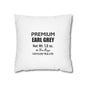 Pillowcase Square Poly Canvas premium by Mariu del Campo.