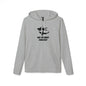 adidas® Unisex Fleece Hoodie Ride the Waves Fearlessly — by Mariu del Campo