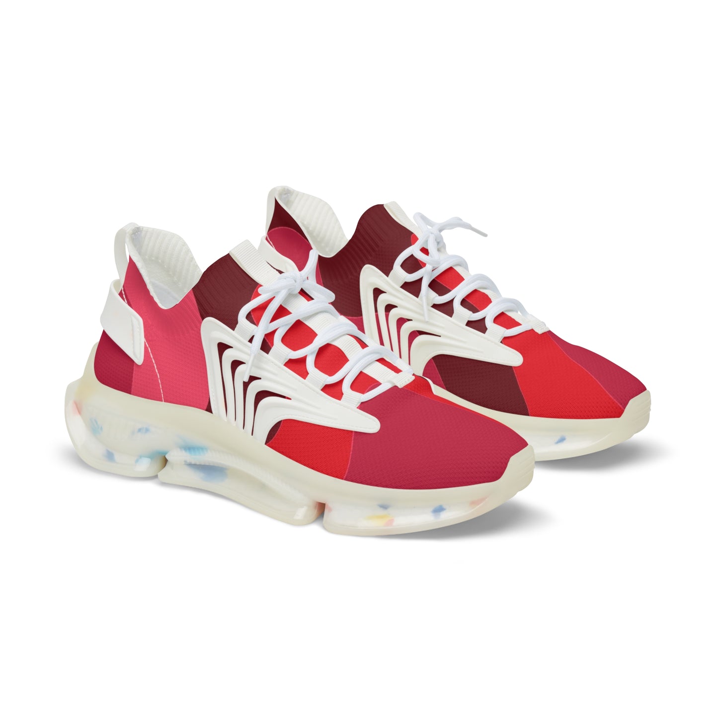 Sneakers unisex Mesh dark red by Mariu del Campo.