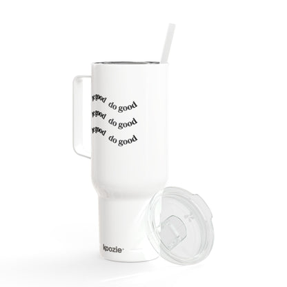 Insulated Tumbler 40oz with Engraved Be Good Do Good by Mariu del Campo.