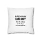 Pillowcase Square Poly Canvas premium by Mariu del Campo.