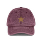 Hat Cap Vintage Golden Star Embroidered — by Mariu del Campo