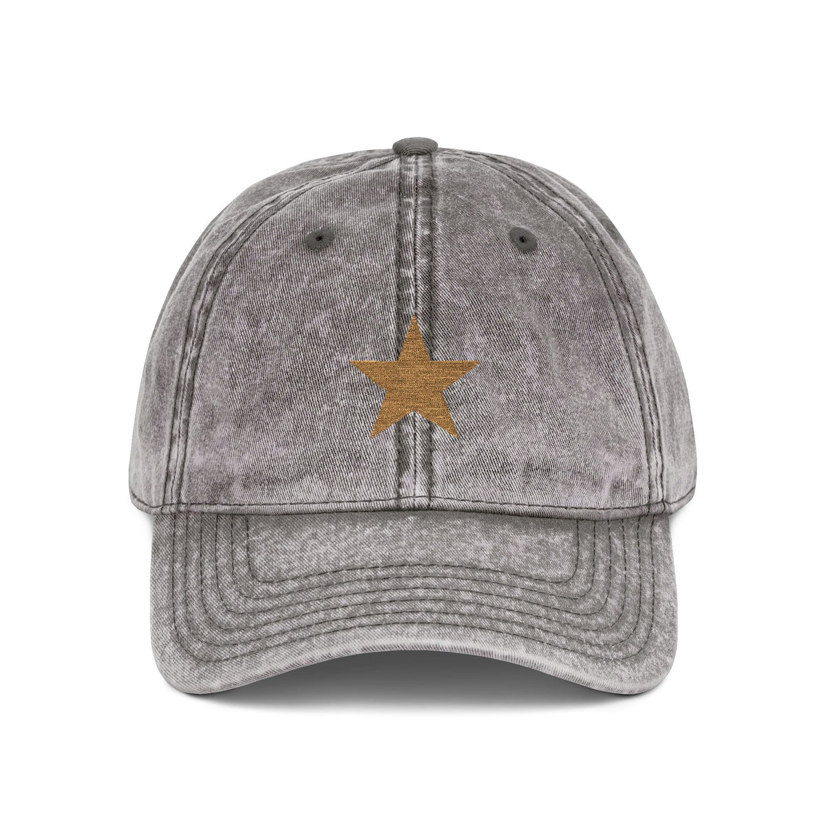 Hat Cap Vintage Golden Star Embroidered — by Mariu del Campo