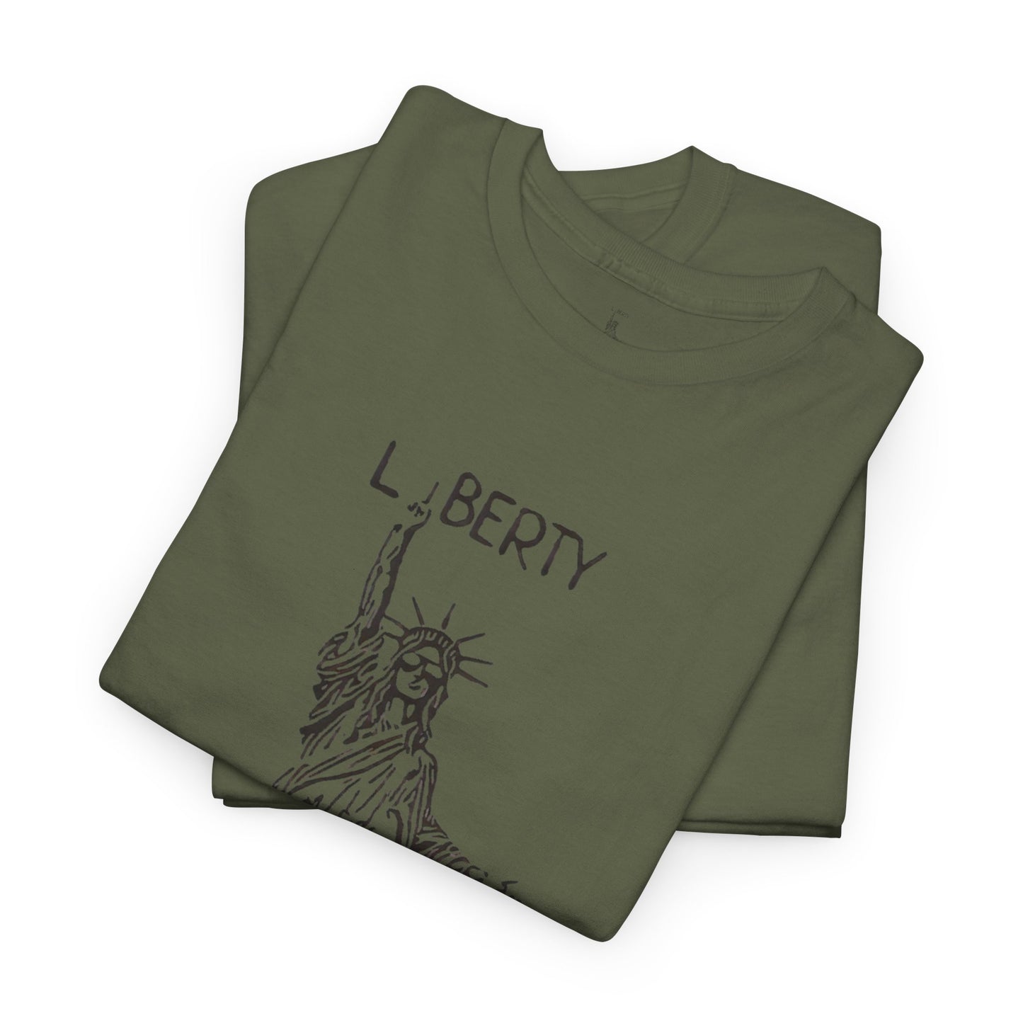 T-Shirt Statue of Liberty Unisex Cotton Tee by Mariu del Campo.