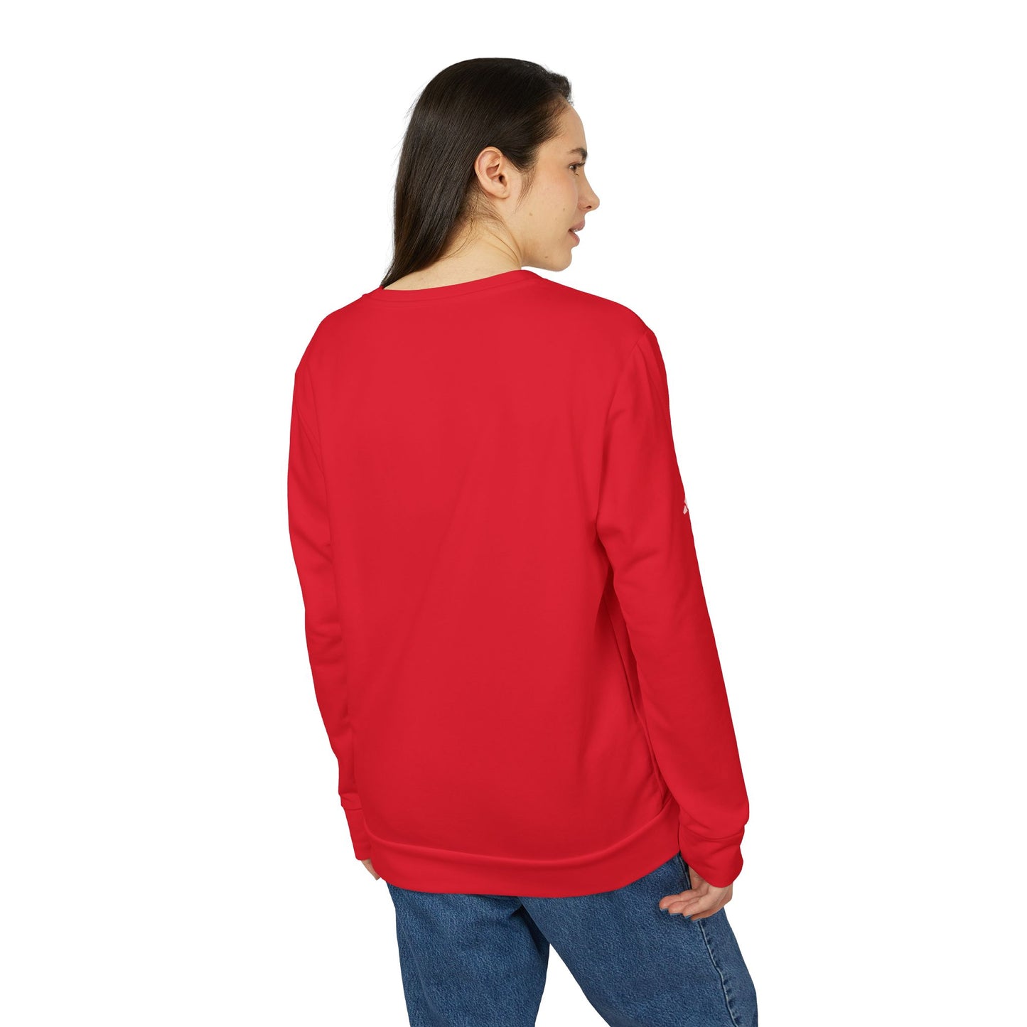 adidas® Unisex Fleece Crewneck Evolution of Padel — by Mariu del Campo
