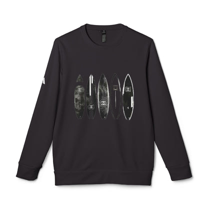 adidas® Unisex Fleece Crewneck Surf — by Mariu del Campo