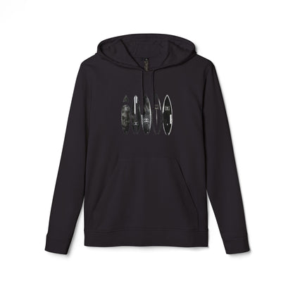 adidas® Unisex Fleece Hoodie Surf — by Mariu del Campo
