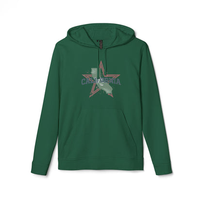 adidas® Unisex Fleece Hoodie California — by Mariu del Campo