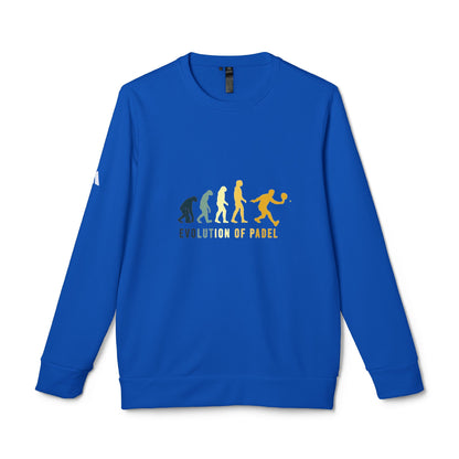 adidas® Unisex Fleece Crewneck Evolution of Padel — by Mariu del Campo