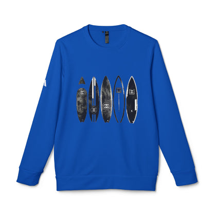 adidas® Unisex Fleece Crewneck Surf — by Mariu del Campo