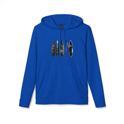 adidas® Unisex Fleece Hoodie Surf — by Mariu del Campo