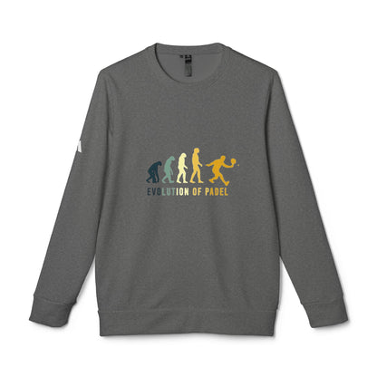 adidas® Unisex Fleece Crewneck Evolution of Padel — by Mariu del Campo