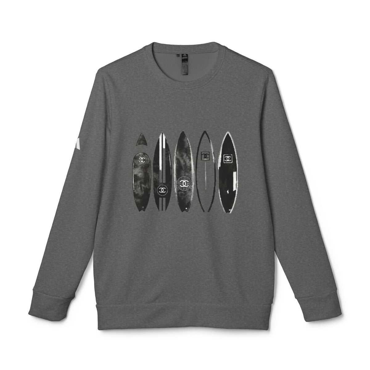 adidas® Unisex Fleece Crewneck Surf — by Mariu del Campo
