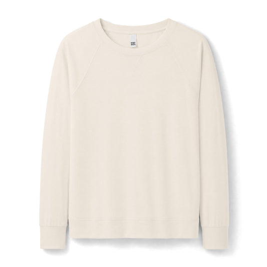 Sweatshirt Women's Featherweight French Terry Long Sleeve Crewneck — by Mariu del Campo