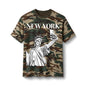 Camo 'New York' Statue of Liberty Tee by Mariu del Campo