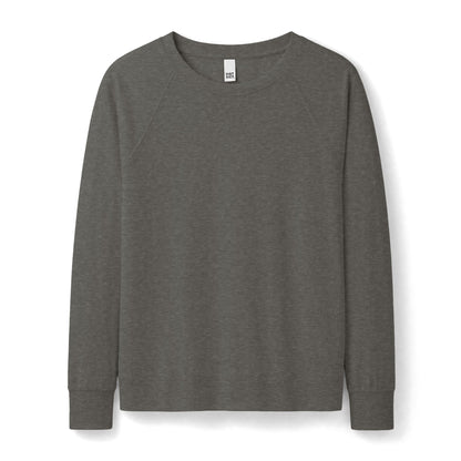 Sweatshirt Women's Featherweight French Terry Long Sleeve Crewneck — by Mariu del Campo