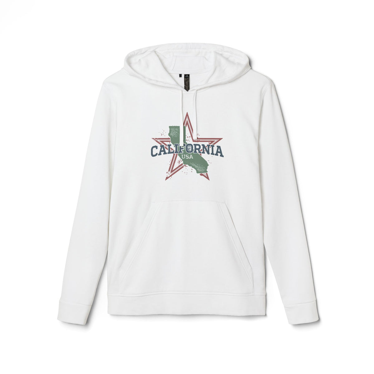 adidas® Unisex Fleece Hoodie California — by Mariu del Campo