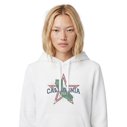 adidas® Unisex Fleece Hoodie California — by Mariu del Campo