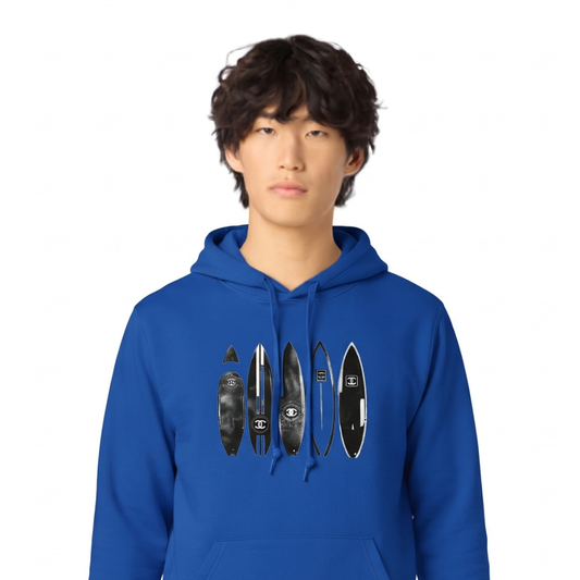 adidas® Unisex Fleece Hoodie Surf — by Mariu del Campo