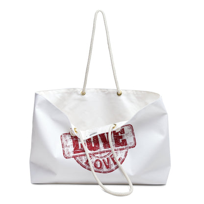 Bag Weekender Love by Mariu del Campo. - Mariu del Campo