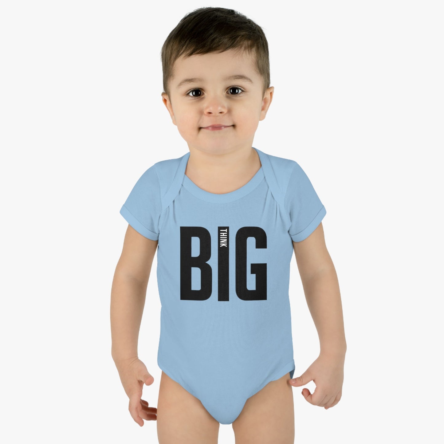 Bodysuit Infant Baby Rib Think Big by Mariu del Campo. - Mariu del Campo