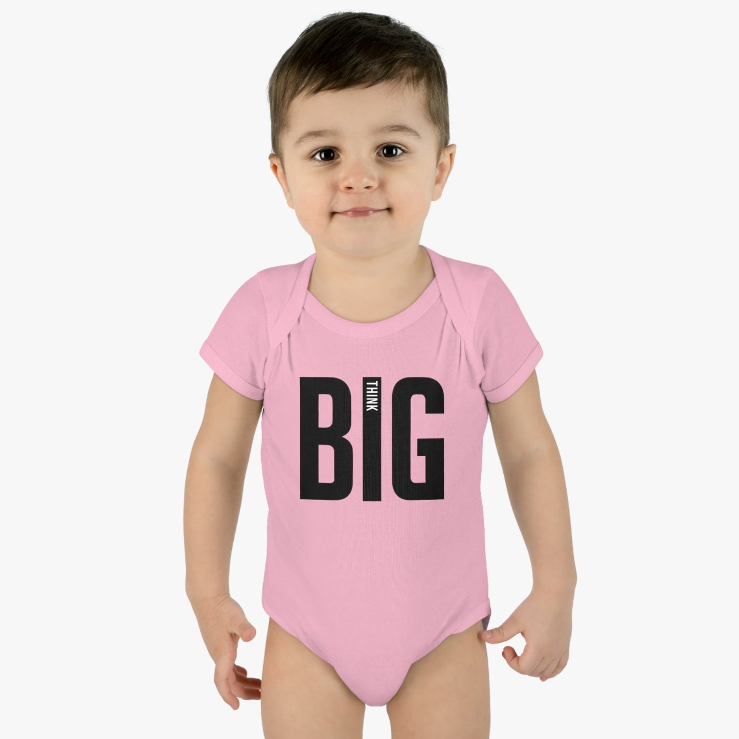 Bodysuit Infant Baby Rib Think Big by Mariu del Campo. - Mariu del Campo