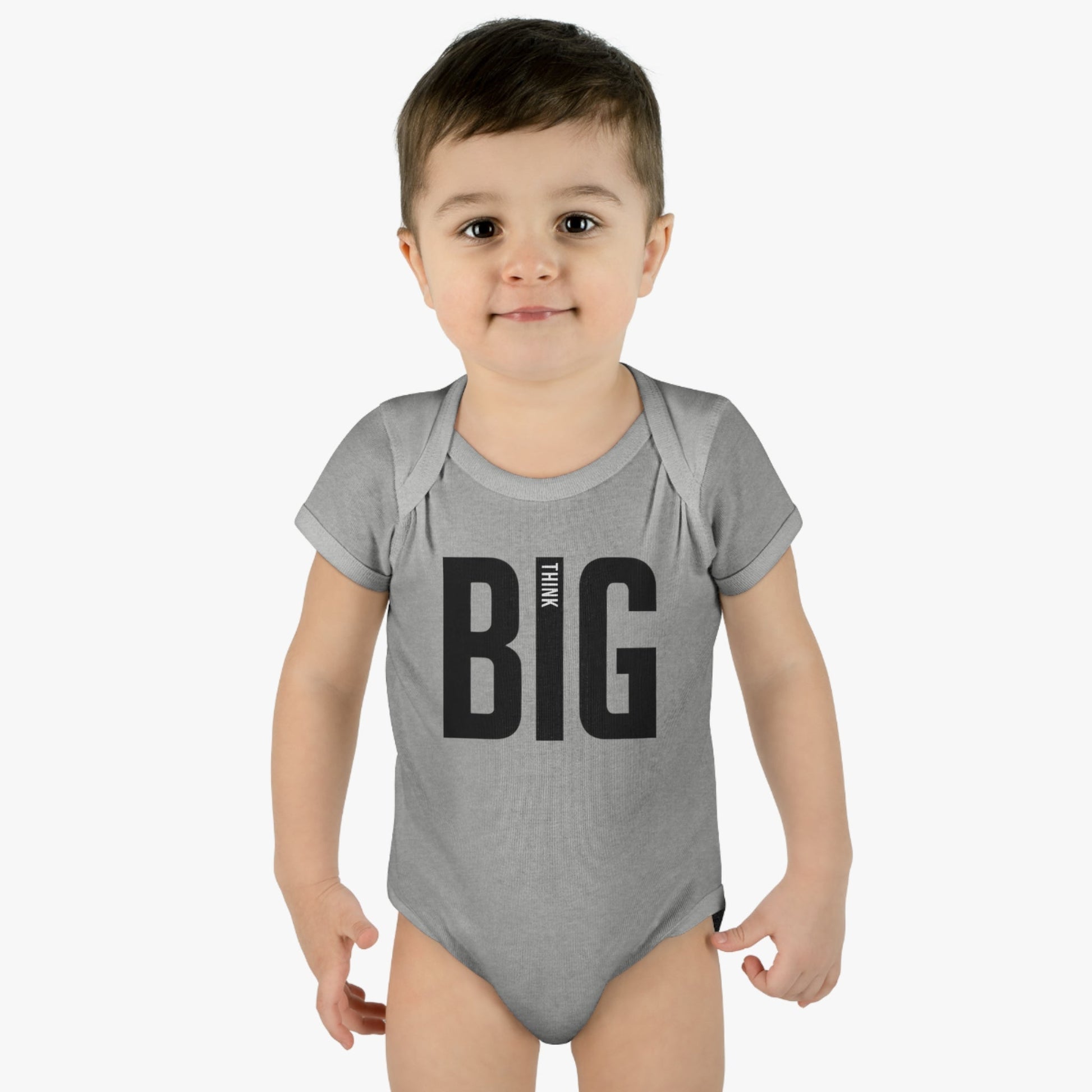 Bodysuit Infant Baby Rib Think Big by Mariu del Campo. - Mariu del Campo