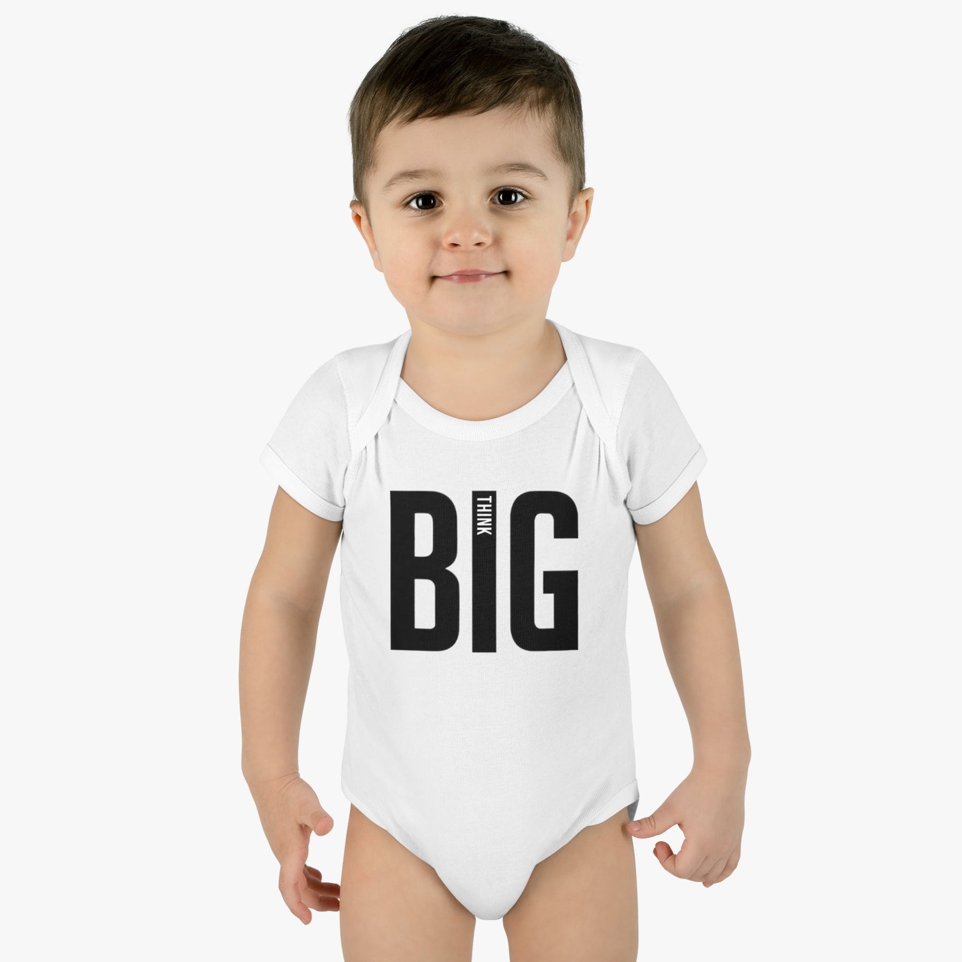 Bodysuit Infant Baby Rib Think Big by Mariu del Campo. - Mariu del Campo