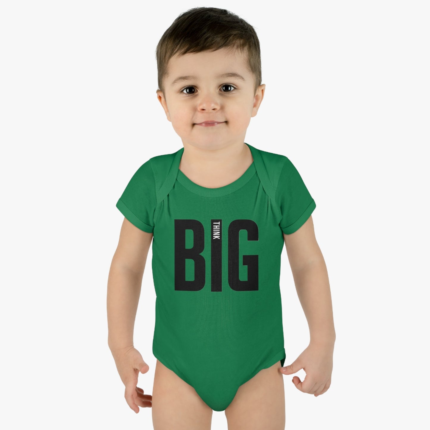 Bodysuit Infant Baby Rib Think Big by Mariu del Campo. - Mariu del Campo