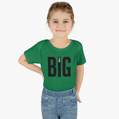 Bodysuit Infant Baby Rib Think Big by Mariu del Campo. - Mariu del Campo